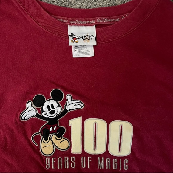 Disney Red 100 Years of Magic T-shirt - Picture 2 of 4